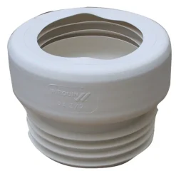Sortie de cuvette WC droite à lèvres Ø100/110mm WIRQUIN