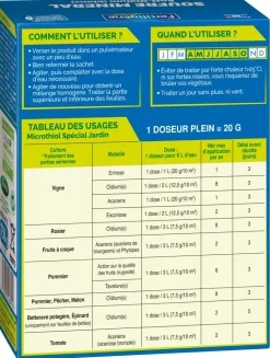 Soufre minéral anti-oïdium 750g FERTILIGÈNE