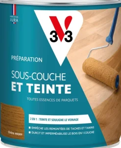 Sous-couche et teinte pour parquets 2,50L V33