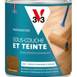 Sous-couche et teinte pour parquets 0,75L V33