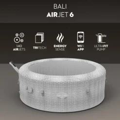 Spa gonflable rond Lay-Z-Spa Bali 4-6 personnes