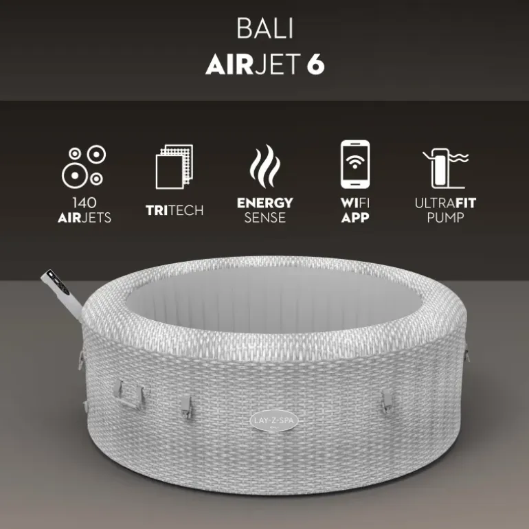 Spa gonflable rond Lay-Z-Spa Bali 4-6 personnes