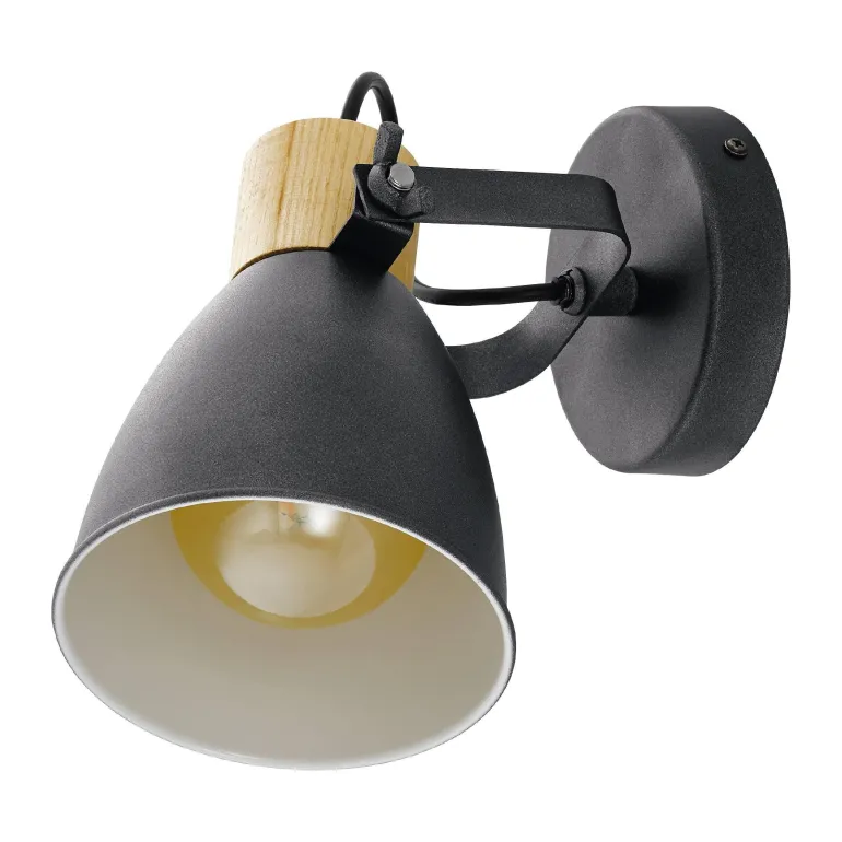 Spot Coswarth E27 25W gris anthracite Ø11,5cm EGLO