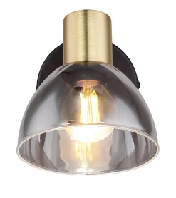 Spot métal noir couleur bronze 1x E14 25W 230V Jay