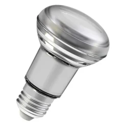 Spot R63 LED verre clair 4,8W=60 E27 chaud OSRAM x2