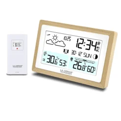 Station météo avec contour bois LA CROSSE TECHNOLOGY