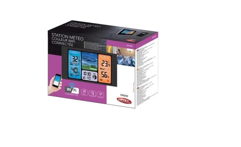 Station météo couleur Wi-Fi OPTEX