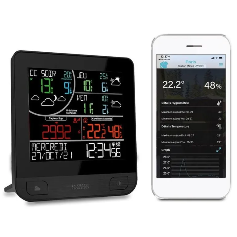 Station Météo Wifi avec prévisions 3 jours