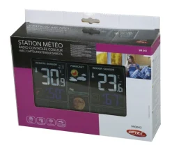 Station météo couleur avec USB et sonde extérieure OPTEX