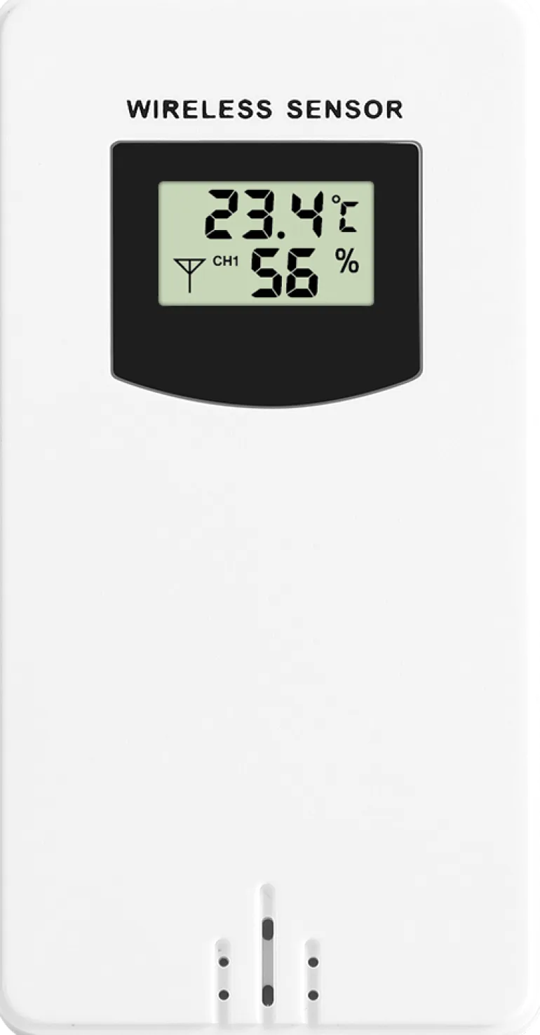 Station météo électronique couleur avec 3 capteurs sans fil