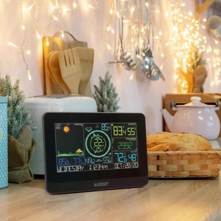 Station Météo semi professionnelle avec connexion wifi noir