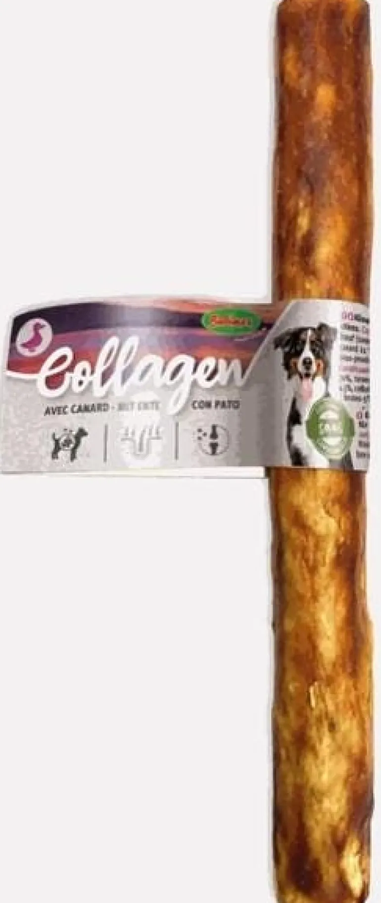 Sticks de collagène au canard 13cm - Vendu à la pièce