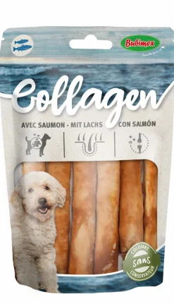 Sticks pour chien Collagen au saumon 13cm (x10)