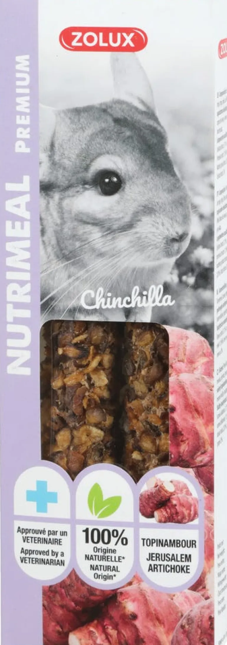 Sticks premium nutrimeal chinchilla topinambour 110g ZOLUX