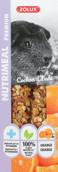 Sticks premium nutrimeal cochon d'Inde orange 115g ZOLUX
