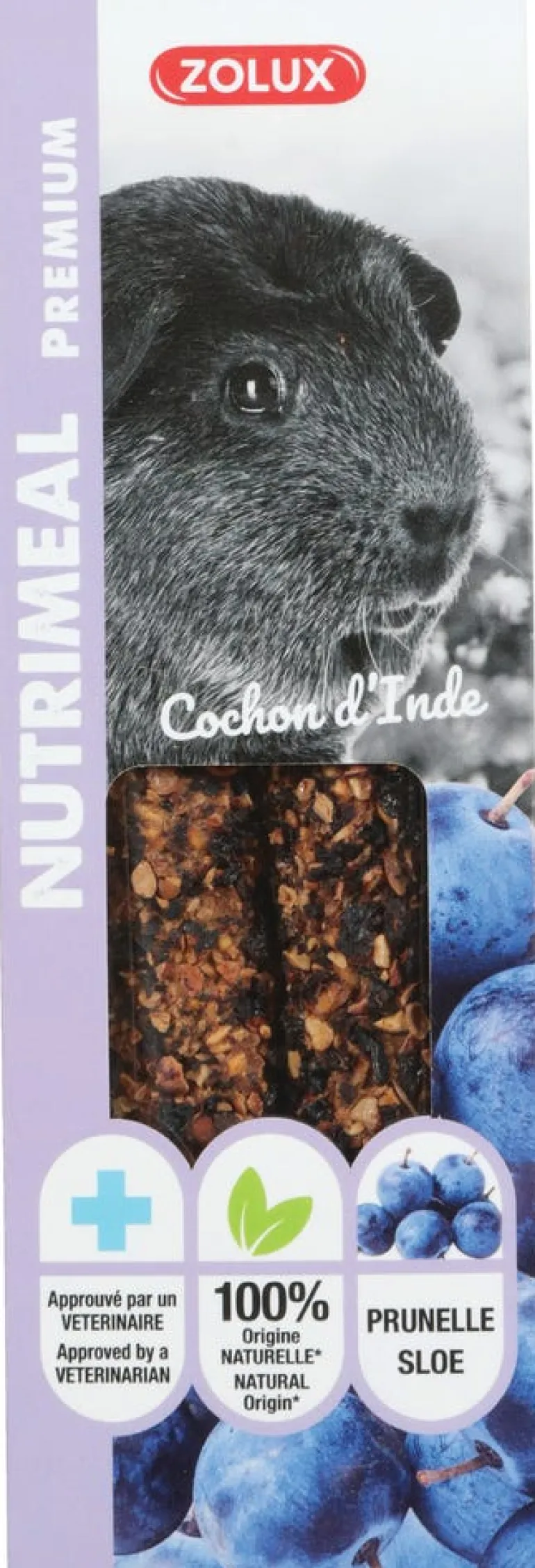Sticks premium nutrimeal cochon d'inde prunelle 115g ZOLUX