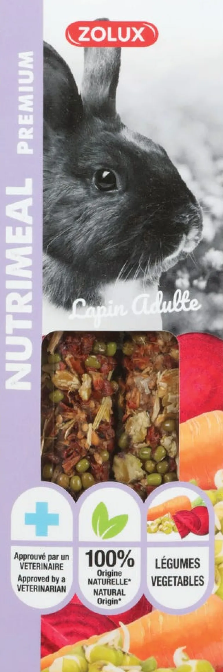 Sticks premium nutrimeal lapin légumes 115g ZOLUX