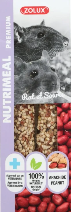 Sticks premium nutrimeal rat souris arachide 125g ZOLUX