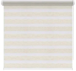 Store enrouleur jour/nuit Beige chiné Clipser 42X160 cm