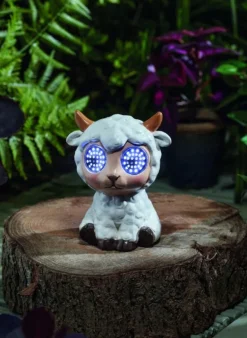 Sujet solaire à poser Blinkin Mouton clin d'œil 13cm