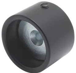Support entre-murs pour tube Élégance ø28 mm noir mat