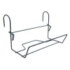 Support jardinière en fil 35x14 cm anthracite