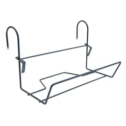 Support jardinière en fil 35x14 cm anthracite