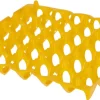 Support pour oeufs PP jaune 30 oeufs