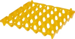 Support pour oeufs PP jaune 30 oeufs
