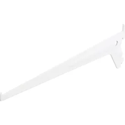 Support rail F50 simple 30cm Blanc
