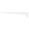 Support rail F50 simple 40cm Blanc