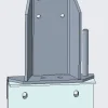 Support à boulonner pour fixer la Flexi Pump à la remorque