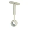 Support de milieu réglable pour tube penderie Ø19mm blanc x1