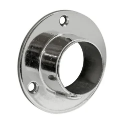 Support d'extrémité tube penderie Ø19mm acier chromé (x2)