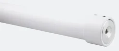 Support entre-murs pour tube Elégance ø28 mm blanc mat