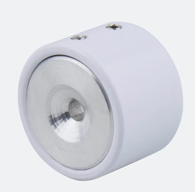 Support entre-murs pour tube Elégance ø28 mm blanc mat