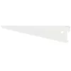 Support rail F50 double 17cm Blanc