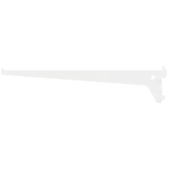 Support rail F50 simple 25cm Blanc