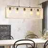 Suspension Famborough E27 5x40W noir L100xl16xH110cm EGLO