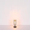 Suspension LIDARIA métal noir mat verre fumé 1x E27 230V