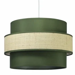 Suspension Ornella Rattan vert forêt Ø26 cm SEYNAVE