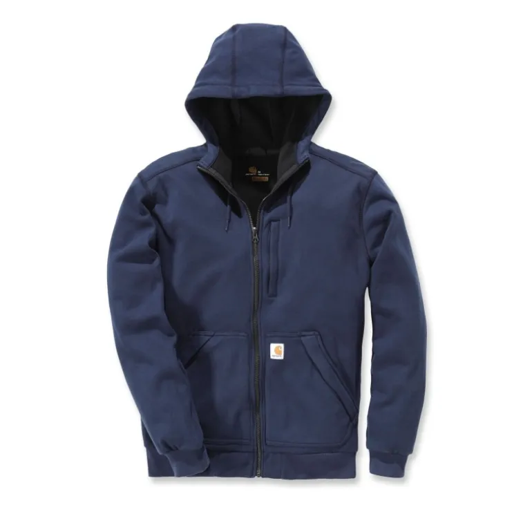 Sweat à capuche zippé déperlant Wind Fighter bleu CARHARTT