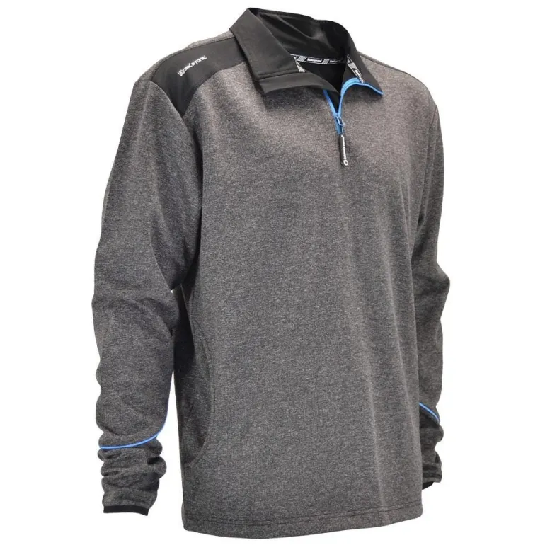 Sweat col zippé Monteria gris