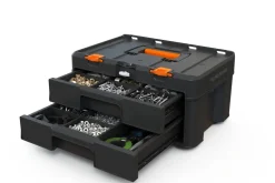 Système de stockage 2 tiroirs Stackn'Roll Worx KETER