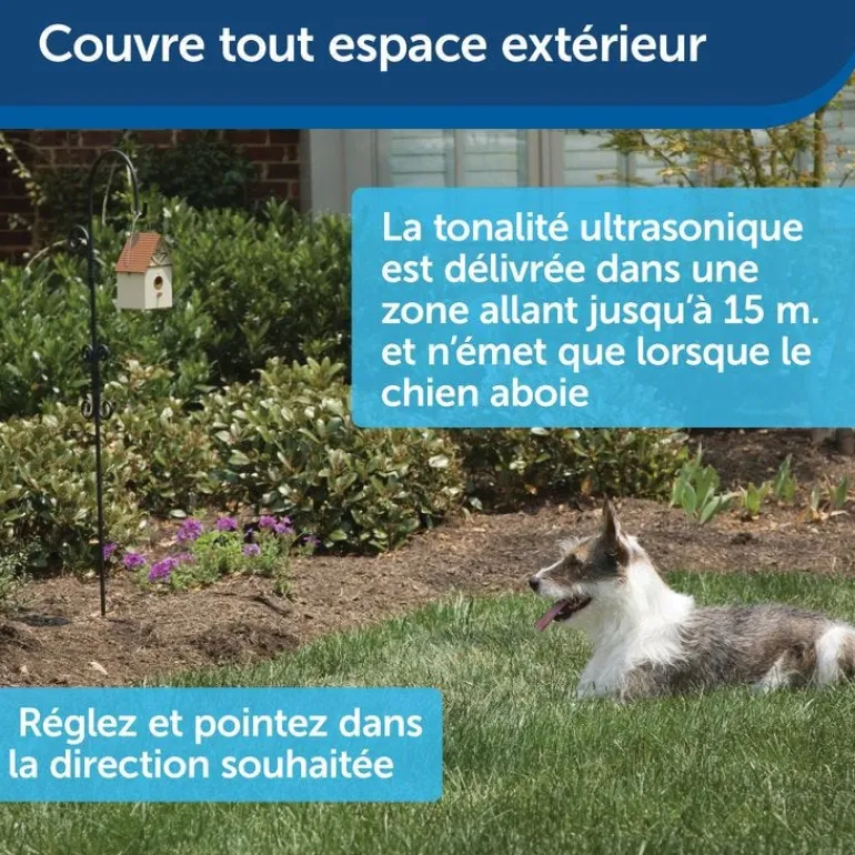 Système antiaboiement à ultrasons pour l'extérieur PETSAFE