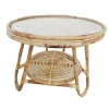 Table basse ronde Rinca en rotin Ø 64 x H 50 cm