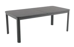 Table Athena 130/180 x 80 cm graphite