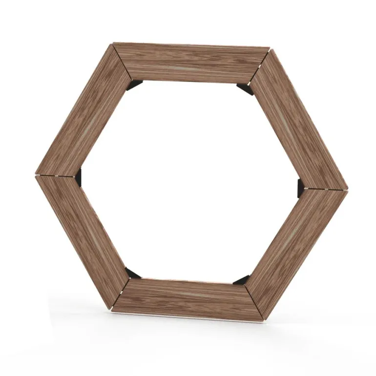 Table d'appoint en bois pour brasero Nestor