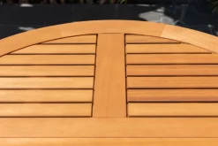 Table ronde pliante en eucalyptus Ø105 cm