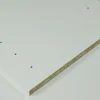 Tablette mélaminée blanche 2500x500x18mm pré-percée